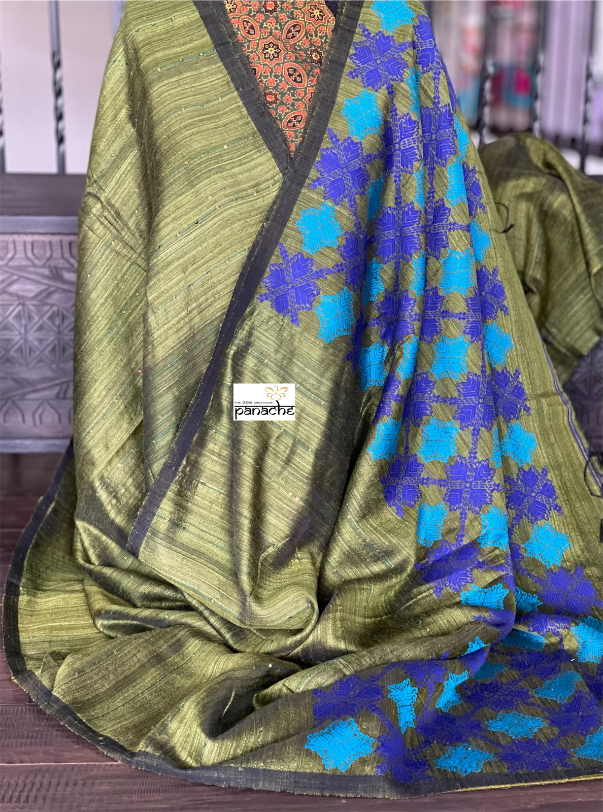 Pure Matka Silk - Mehendi Green