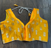 Designer Blouse - Yellow