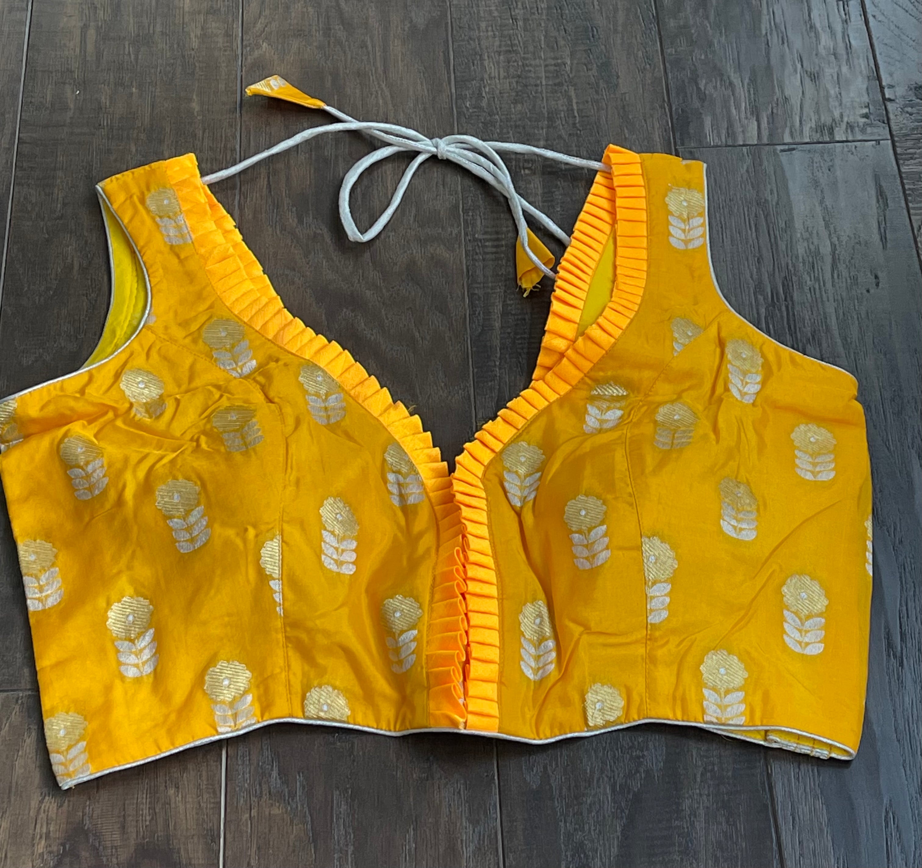 Designer Blouse - Yellow