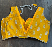 Designer Blouse - Yellow