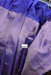 Pure Silk Kanjivaram - Purple Blue