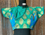 Designer Blouse - Sea Green