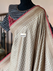Designer Blouse - Maroon Black