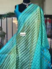 Organza Silk Banarasi - Pista Green Firozi