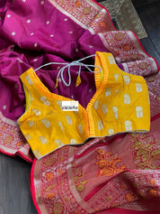 Designer Blouse - Yellow