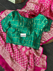 Designer Blouse - Dark Green