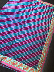 Designer Georgette - Firozi Purple